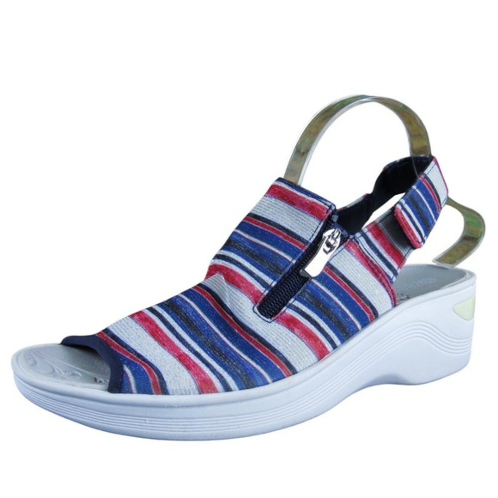 Bzees Women Delicious Gladiator Multicolor‎ Fabric Sz 10 Wide Gently Used 2025